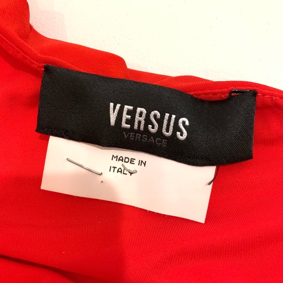 VERSACE VERSUS One Shoulder Party Dress Sz 40 - Picture 3 of 6